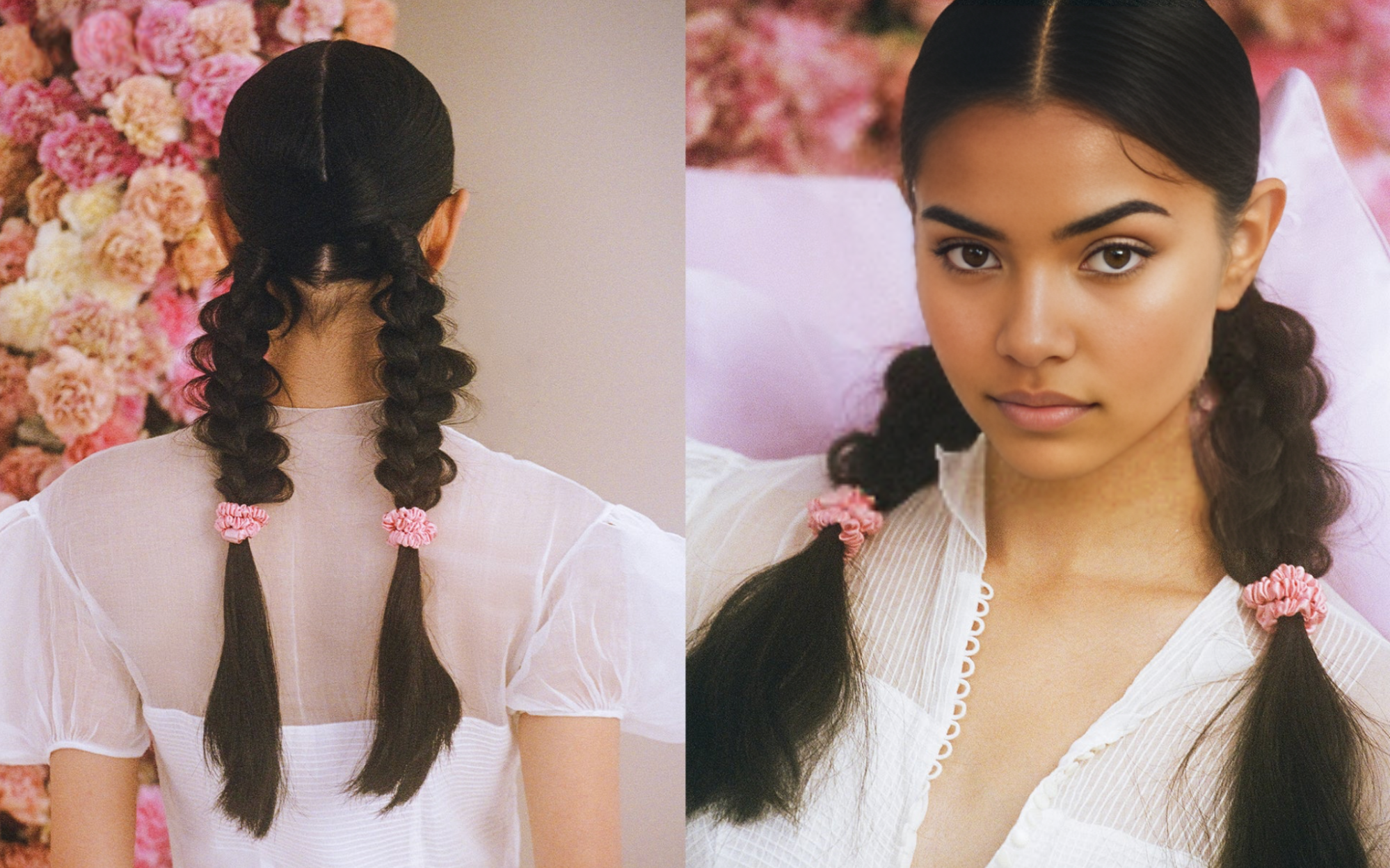 Mulberry Silk Scrunchies — Small
