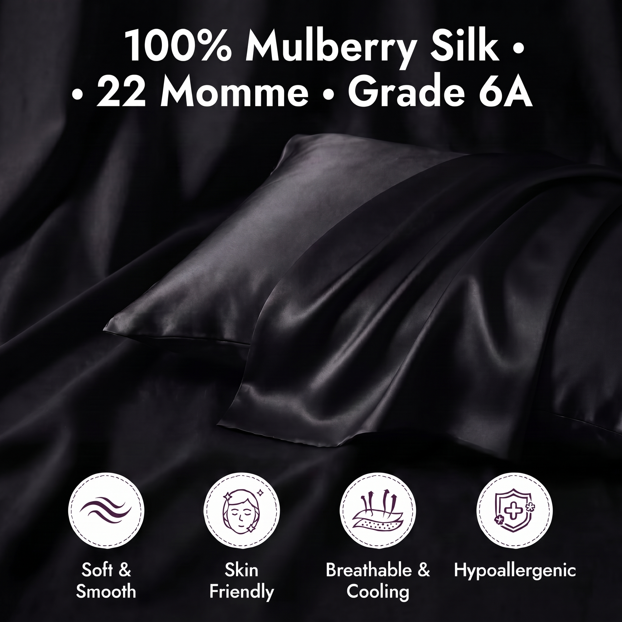 Premium Mulberry Silk Pillowcase