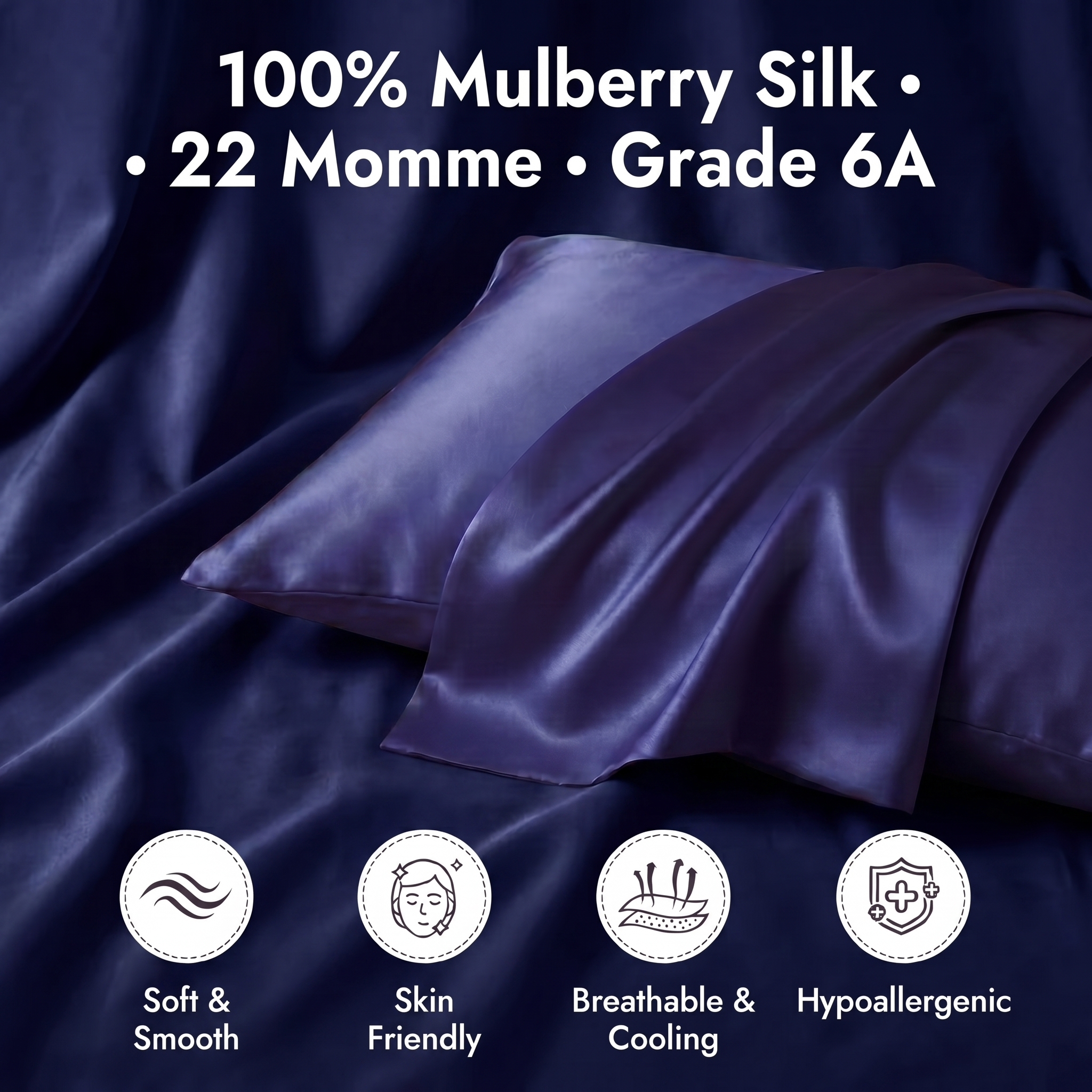Premium Mulberry Silk Pillowcase
